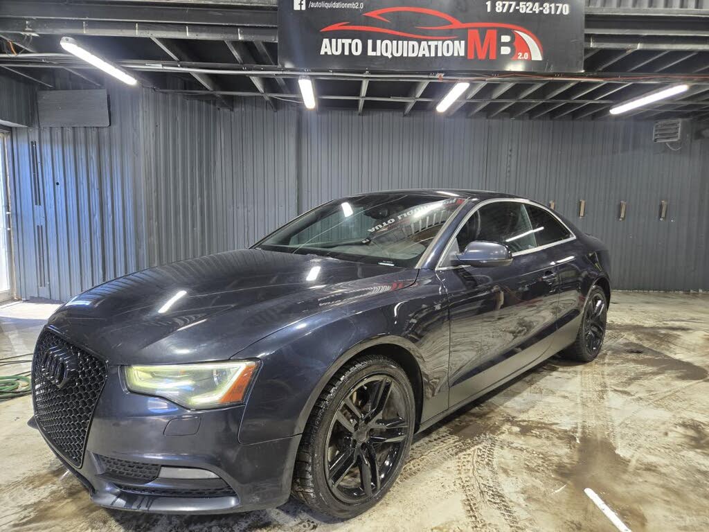 Blue (Bleu fonçé) 2013 Audi A5 Coupe All-Wheel Drive Automatic