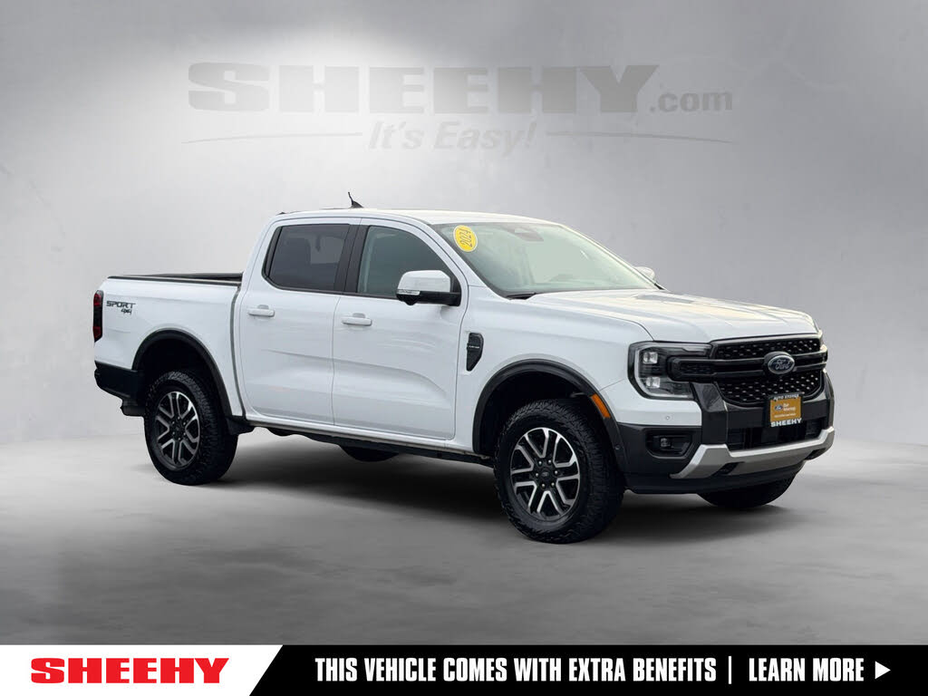 Oxford White 2024 Ford Ranger Pickup Truck Four-Wheel Drive Automatic