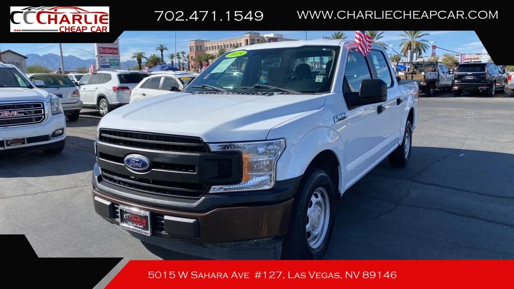 White 2018 Ford F-150 Pickup Truck 4X2 6-Speed Automatic