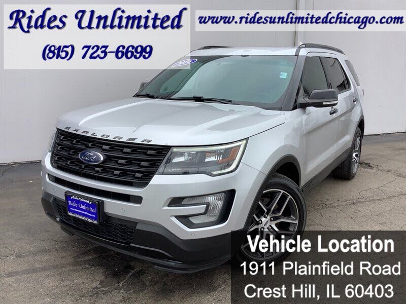 Ingot Silver 2016 Ford Explorer SUV / Crossover All-Wheel Drive Automatic