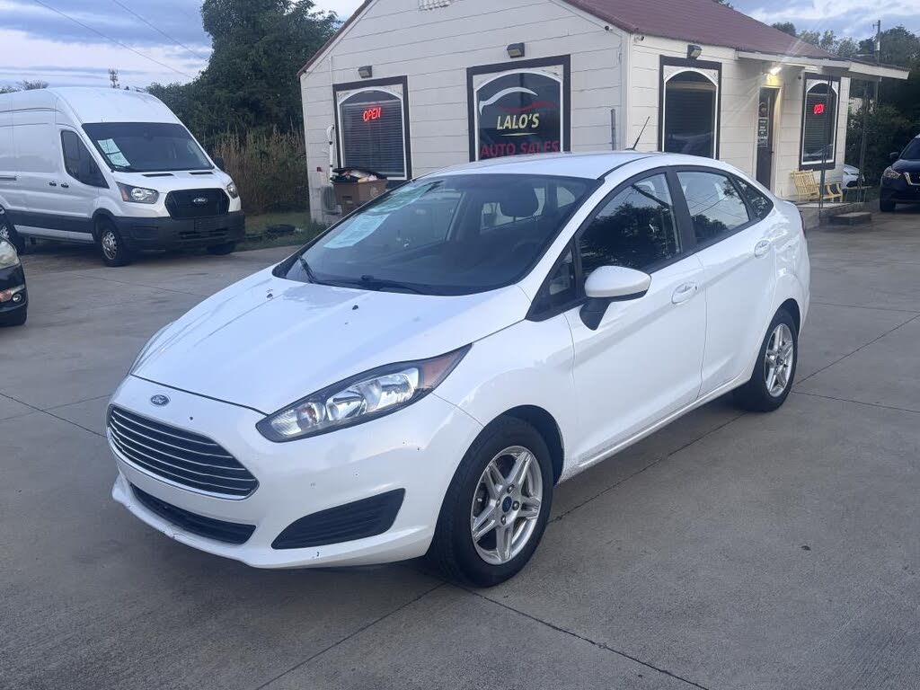 White 2019 Ford Fiesta Sedan Front-Wheel Drive Automatic