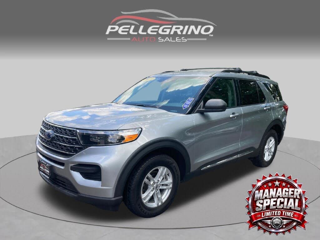Iconic Silver 2020 Ford Explorer SUV / Crossover All-Wheel Drive Automatic
