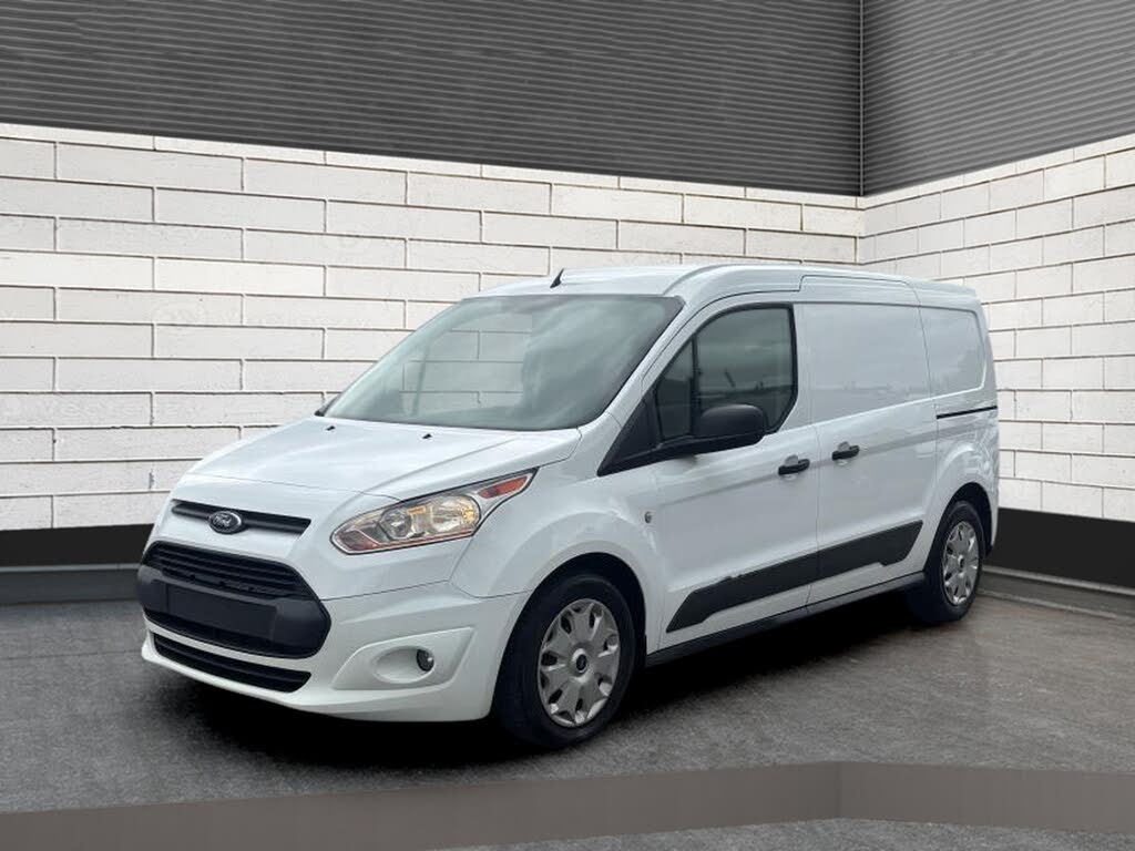 White 2018 Ford Transit Connect Van Front-Wheel Drive Automatic