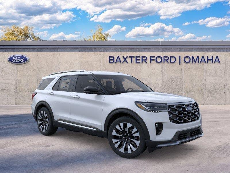Space White 2026 Ford Explorer SUV / Crossover All-Wheel Drive Automatic