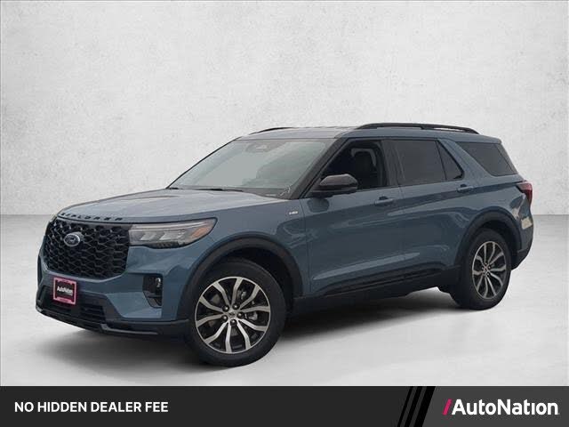 Vapor Blue Metallic 2026 Ford Explorer SUV / Crossover Rear-Wheel Drive Automatic