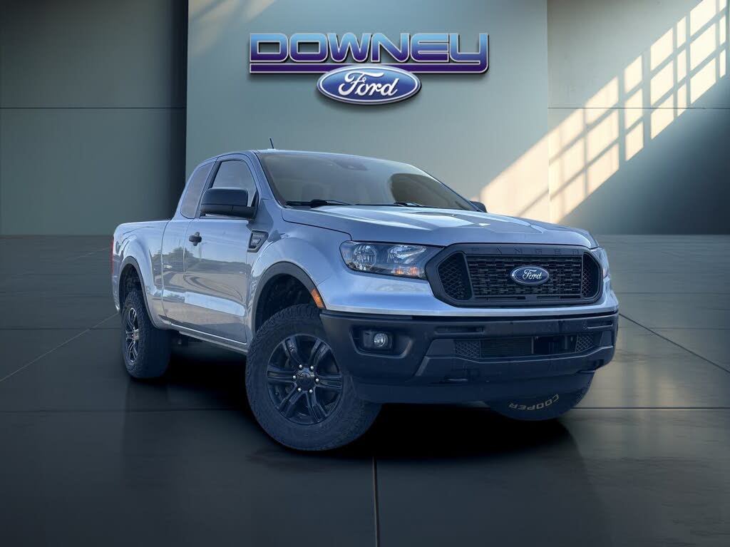 Silver 2023 Ford Ranger Pickup Truck Four-Wheel Drive Automatic