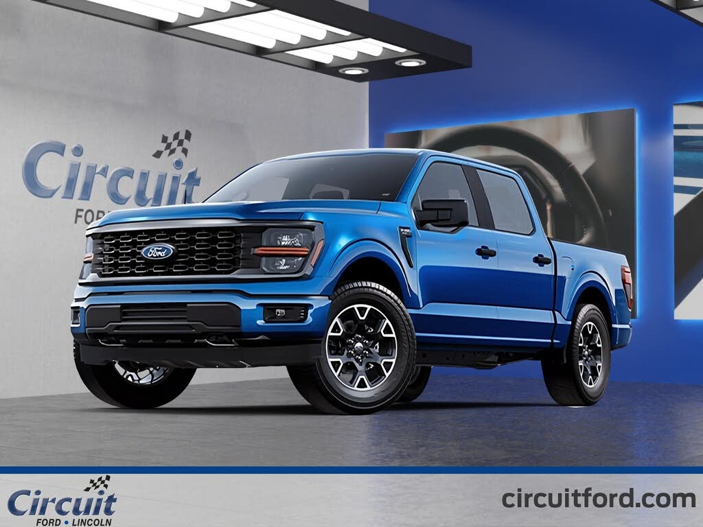Blue (Bleu atlas métallisé (B3)) 2025 Ford F-150 Pickup Truck Four-Wheel Drive Automatic