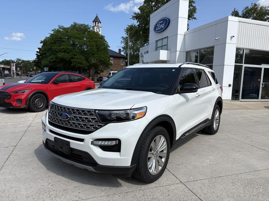 Oxford White (YZ) 2022 Ford Explorer SUV / Crossover All-Wheel Drive Automatic