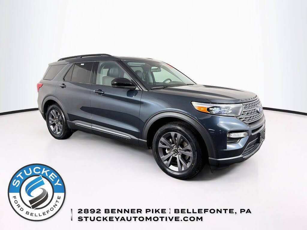 Stone Blue 2023 Ford Explorer SUV / Crossover All-Wheel Drive Automatic