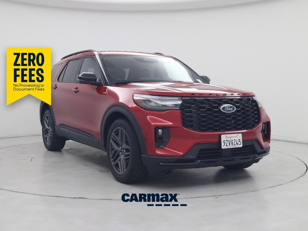 Red 2026 Ford Explorer SUV / Crossover Rear-Wheel Drive Automatic