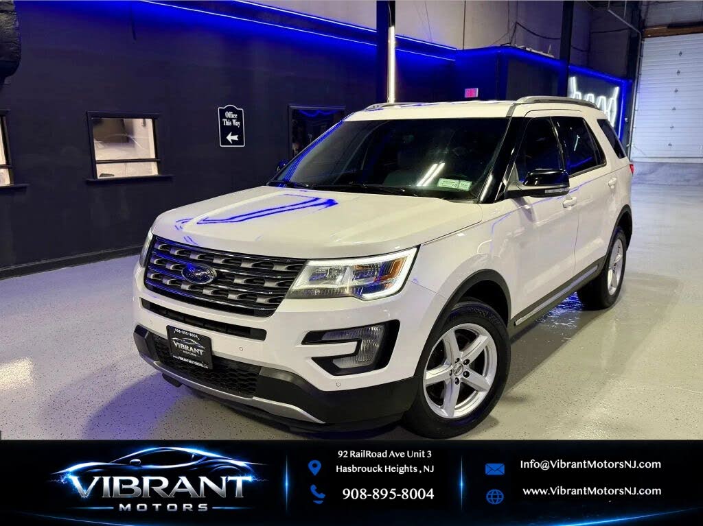 White 2016 Ford Explorer SUV / Crossover All-Wheel Drive 6-Speed Automatic