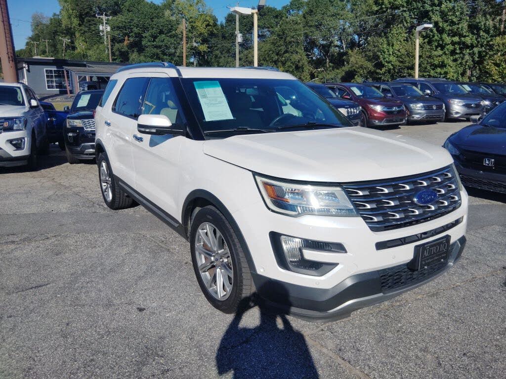 White 2016 Ford Explorer SUV / Crossover All-Wheel Drive 6-Speed Automatic