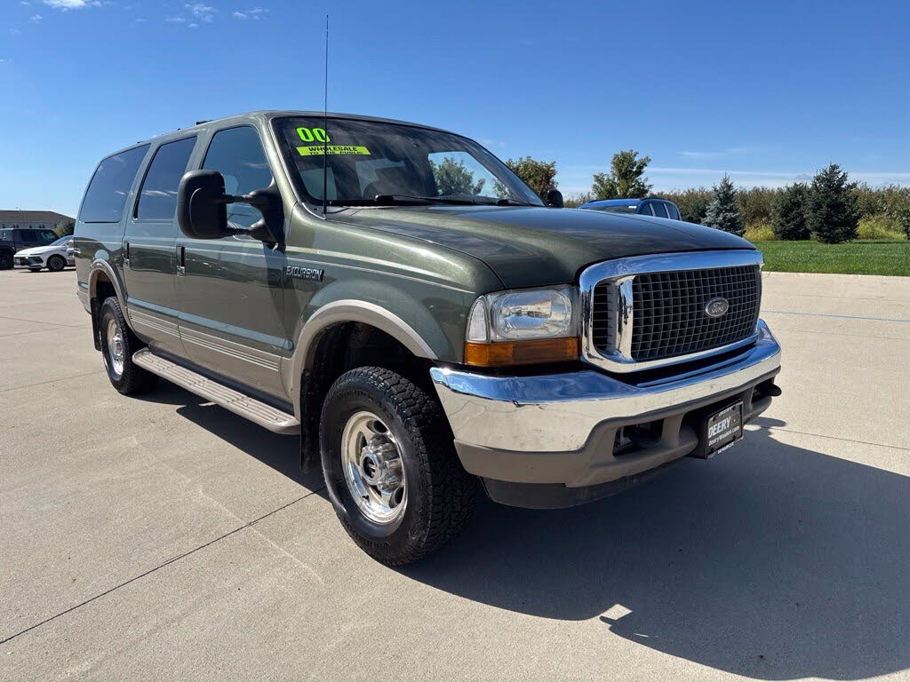 Green 2000 Ford Excursion SUV / Crossover Four-Wheel Drive 4-Speed Automatic Overdrive