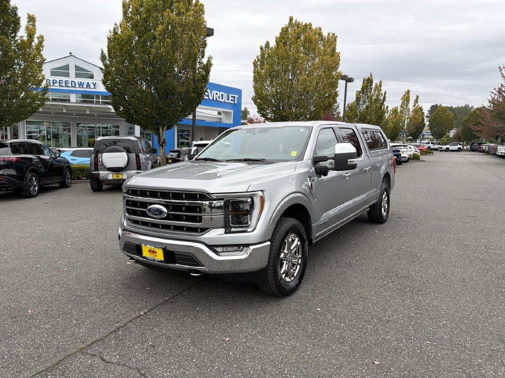 Iconic Silver Metallic 2021 Ford F-150 Pickup Truck Four-Wheel Drive Automatic