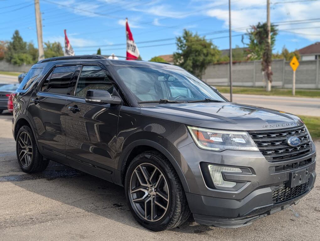 Gray (Magnetic Metallic (J7)) 2017 Ford Explorer SUV / Crossover All-Wheel Drive Automatic