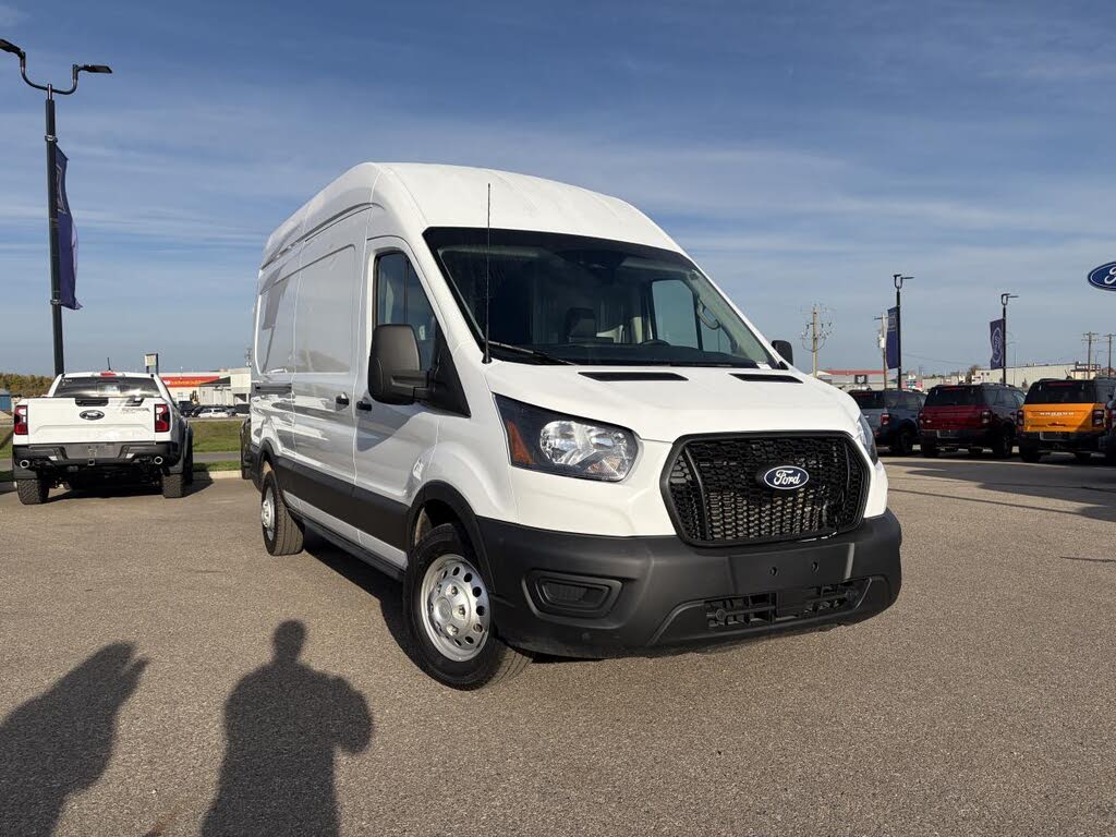 White 2026 Ford Transit Cargo Van All-Wheel Drive Automatic