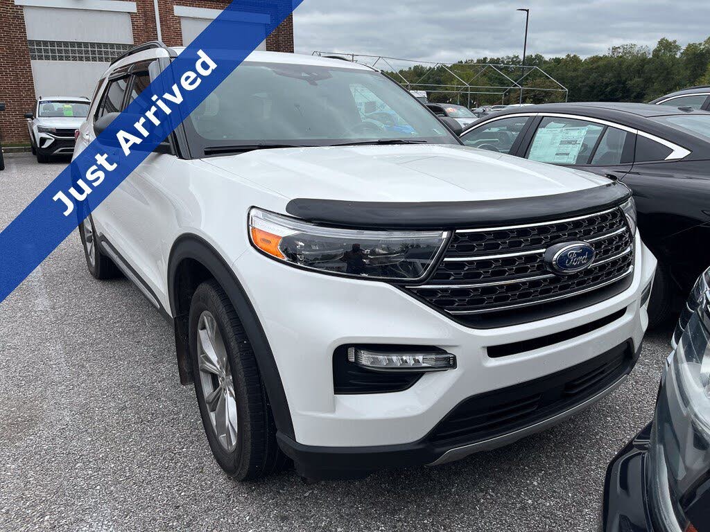 White 2020 Ford Explorer SUV / Crossover All-Wheel Drive Automatic