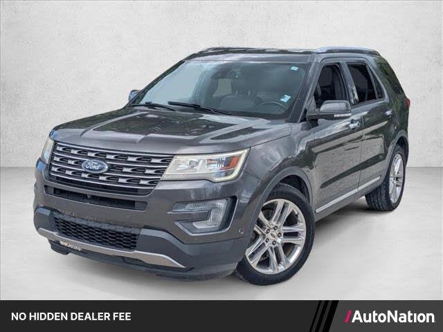 Gray (Magnetic Metallic) 2017 Ford Explorer SUV / Crossover Front-Wheel Drive 6-Speed Automatic
