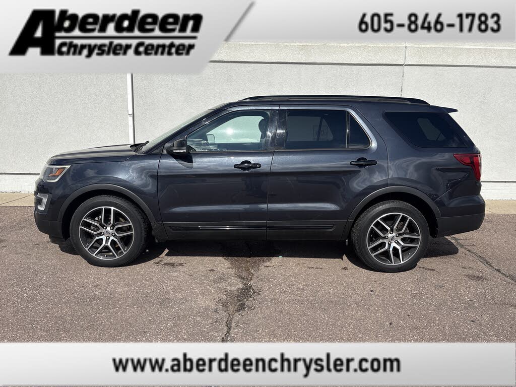 Black 2017 Ford Explorer SUV / Crossover All-Wheel Drive Automatic