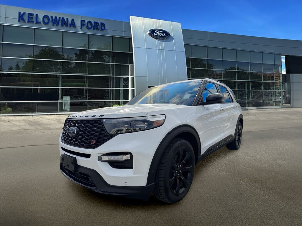 White 2020 Ford Explorer SUV / Crossover All-Wheel Drive Automatic