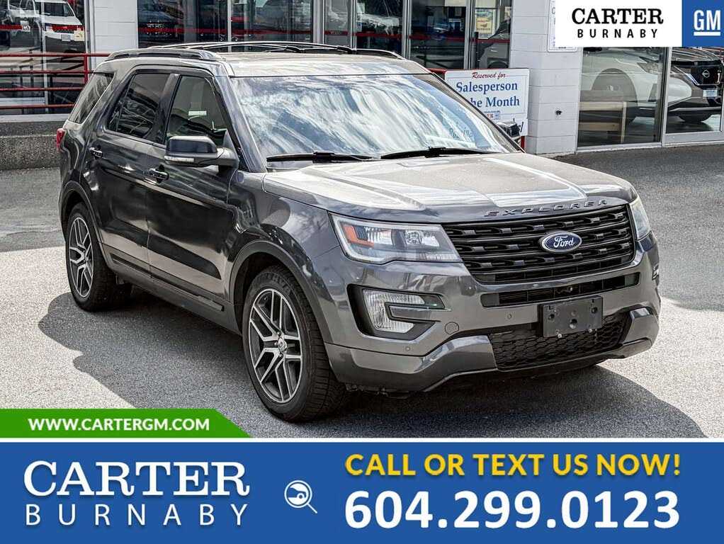 Gray 2017 Ford Explorer SUV / Crossover All-Wheel Drive 6-Speed Automatic