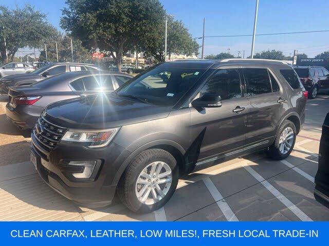 Gray (Magnetic Metallic) 2017 Ford Explorer SUV / Crossover Front-Wheel Drive 6-Speed Automatic