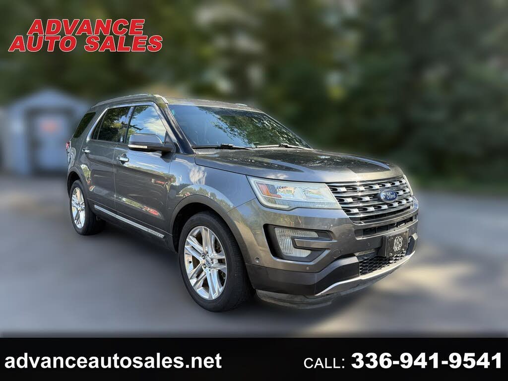 Gray 2016 Ford Explorer SUV / Crossover All-Wheel Drive Automatic