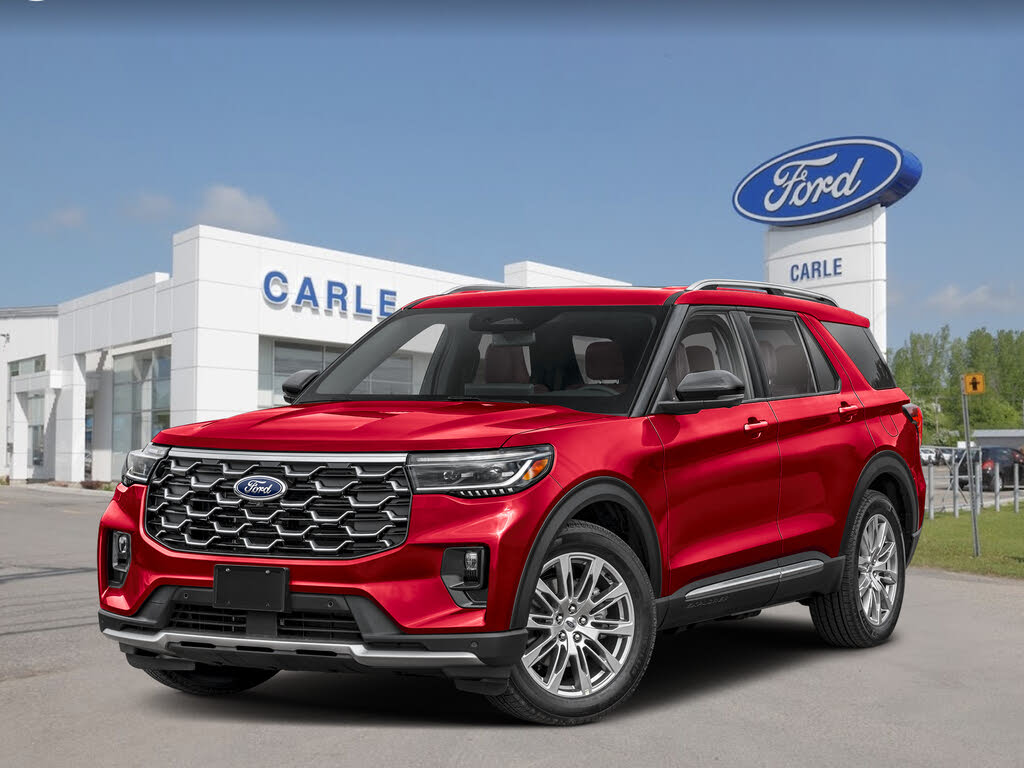 Red (Couche transparente teintée métallisée rouge rapid) 2026 Ford Explorer SUV / Crossover All-Wheel Drive Automatic