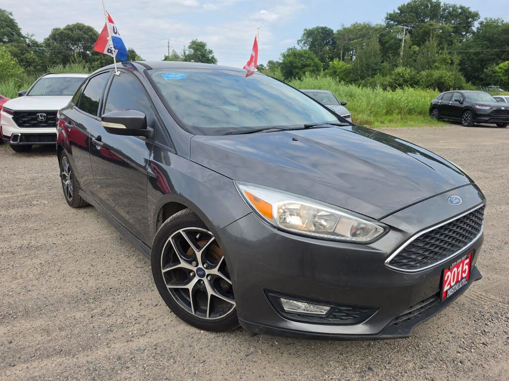 Gray 2015 Ford Focus Sedan Front-Wheel Drive Automatic