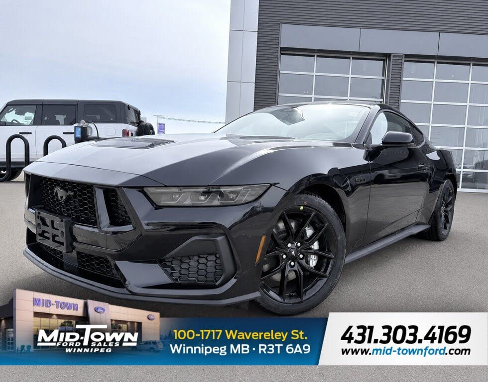 Black 2026 Ford Mustang Coupe Rear-Wheel Drive Automatic