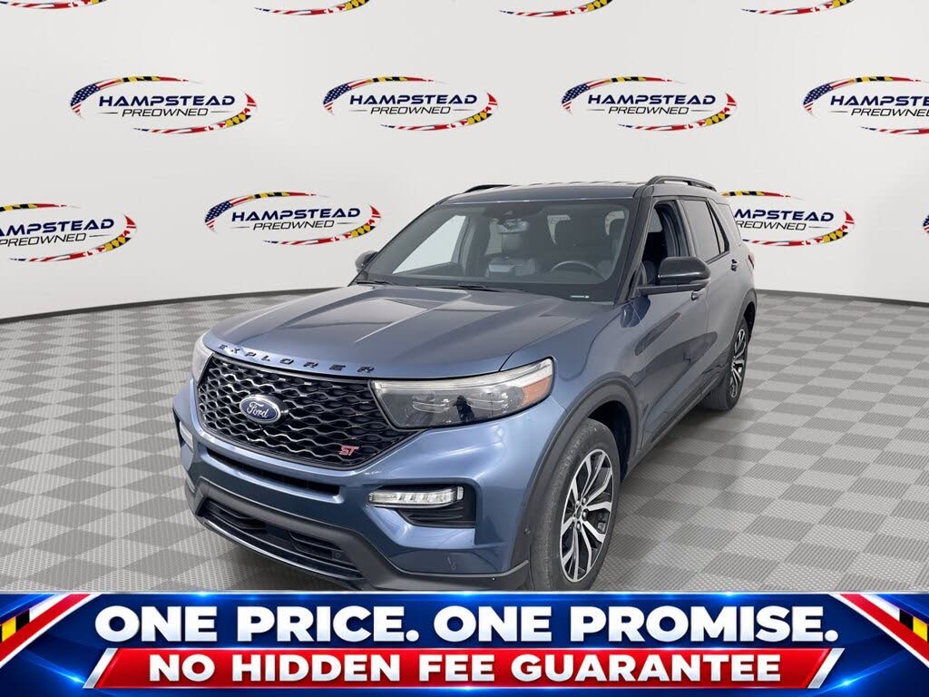 Blue 2020 Ford Explorer SUV / Crossover All-Wheel Drive Automatic