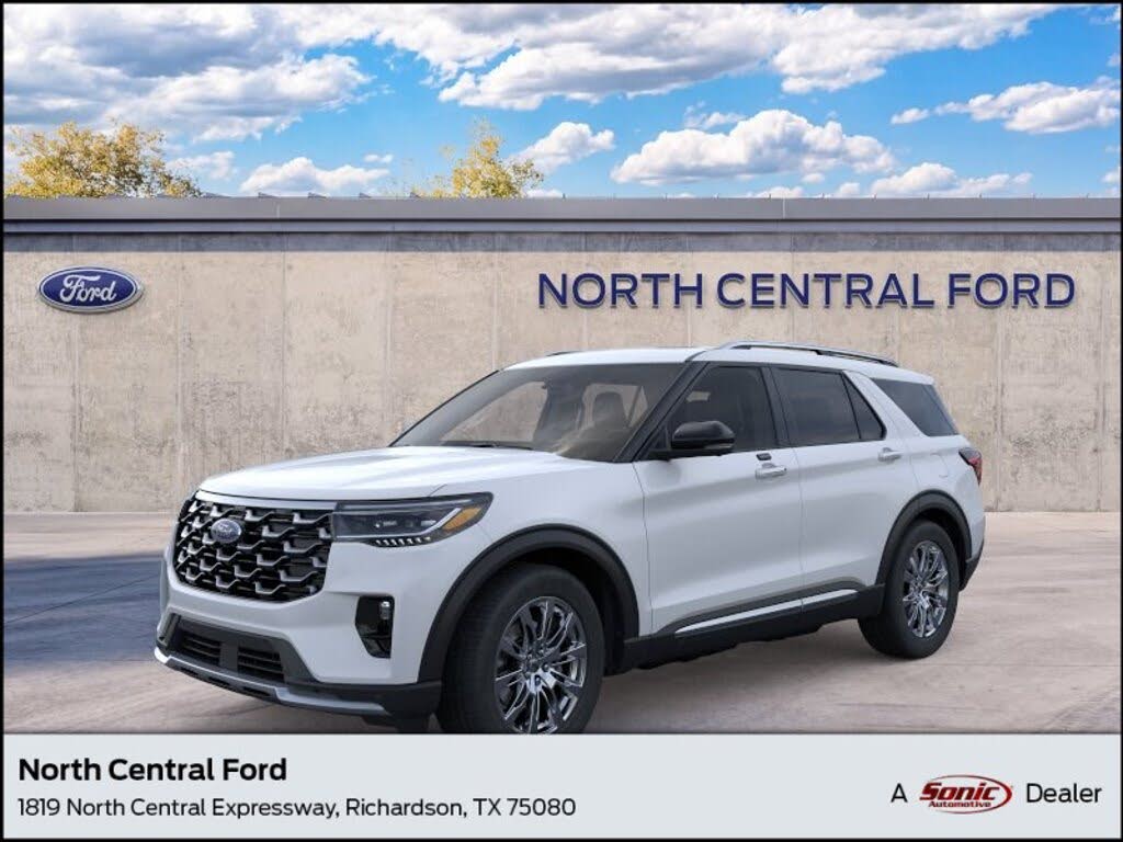 White 2026 Ford Explorer SUV / Crossover Rear-Wheel Drive Automatic