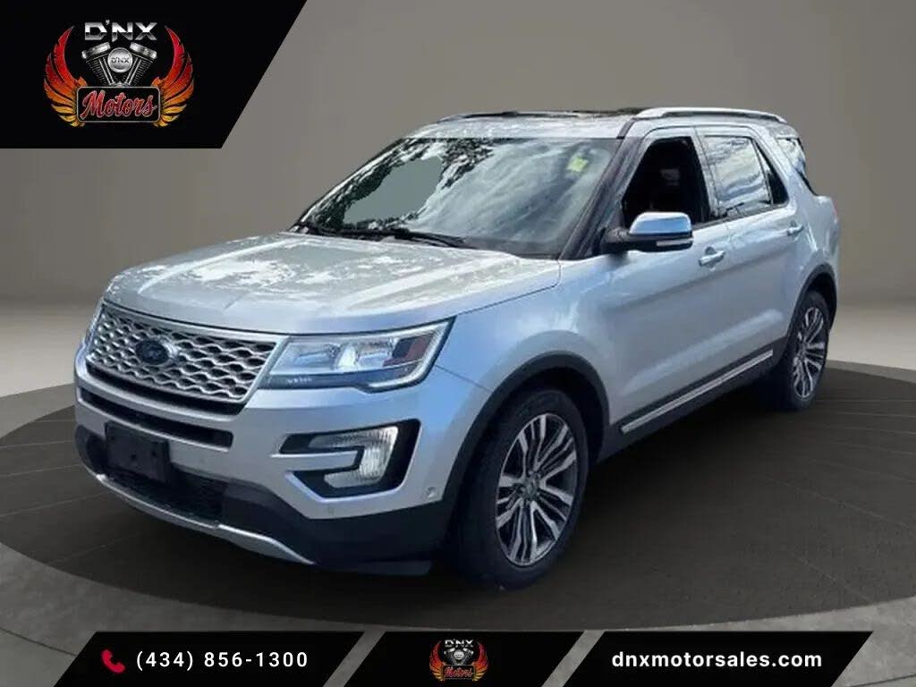Silver 2017 Ford Explorer SUV / Crossover All-Wheel Drive 6-Speed Automatic