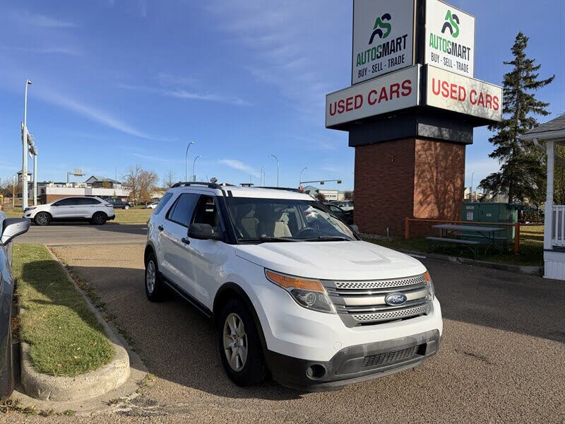 White 2014 Ford Explorer SUV / Crossover Front-Wheel Drive Automatic