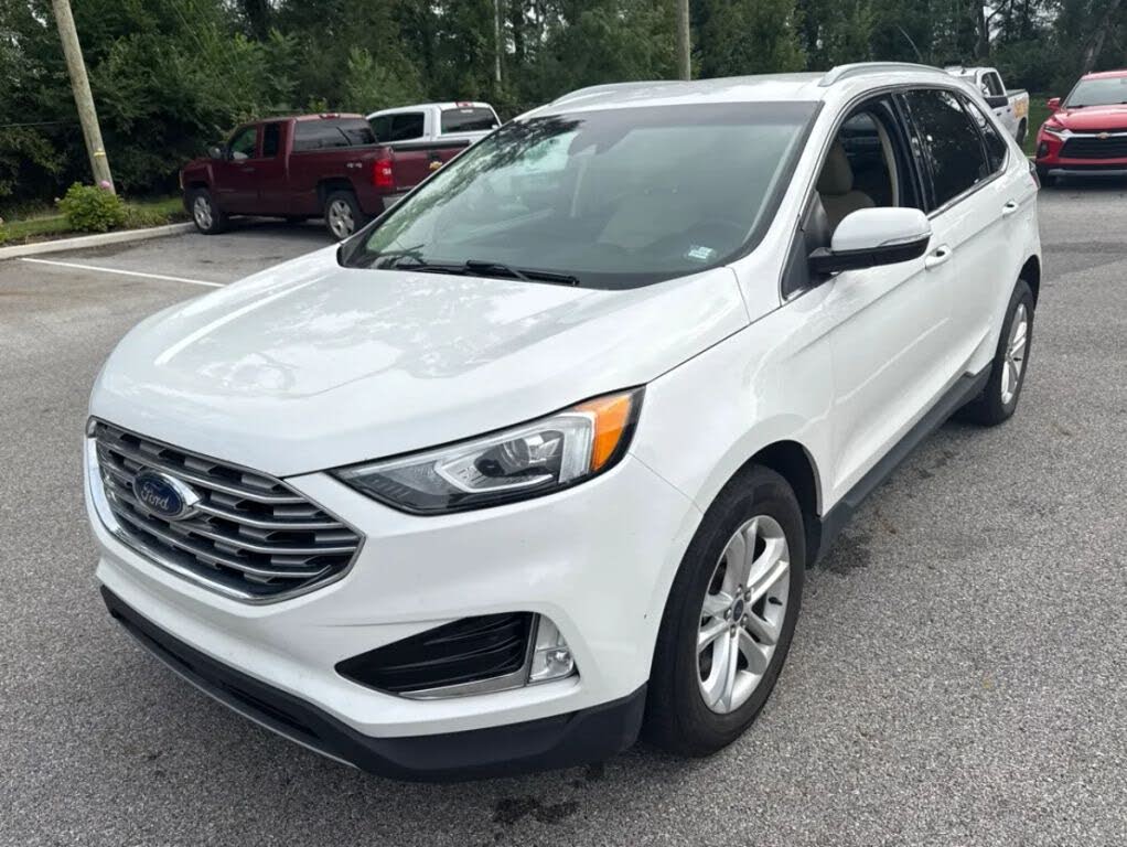 White 2020 Ford Edge SUV / Crossover All-Wheel Drive 8-Speed Automatic