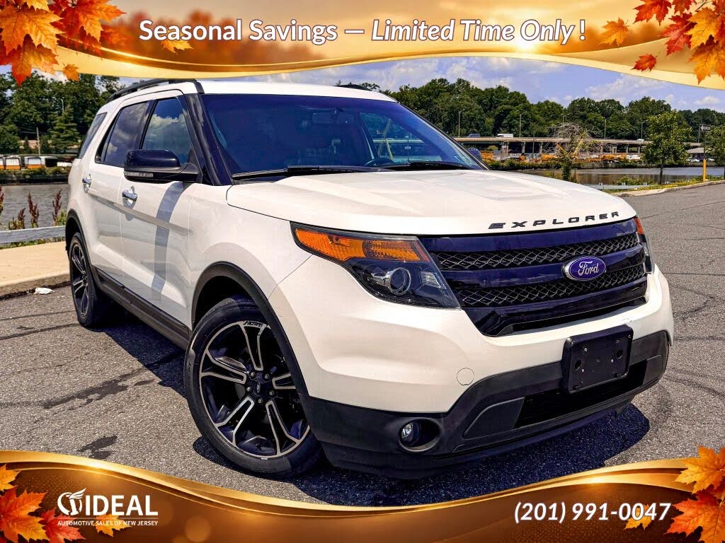 White 2014 Ford Explorer SUV / Crossover All-Wheel Drive 6-Speed Automatic