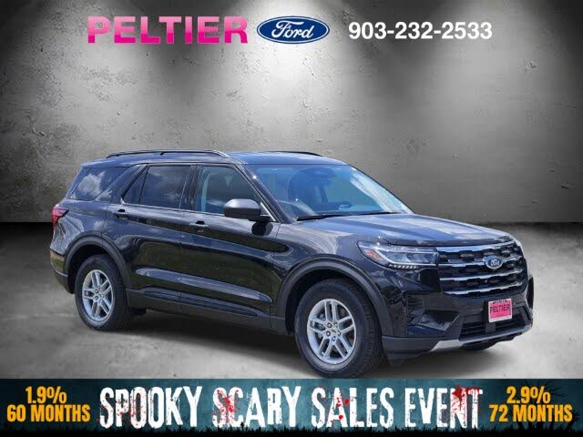 Agate Black Metallic 2026 Ford Explorer SUV / Crossover Rear-Wheel Drive Automatic