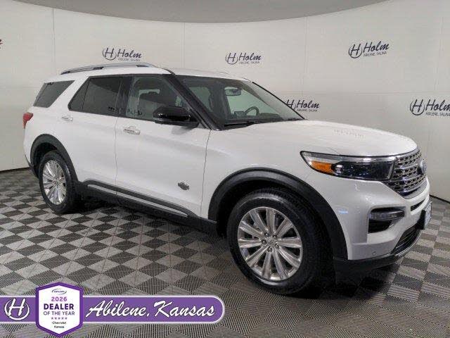 White 2022 Ford Explorer SUV / Crossover All-Wheel Drive Automatic