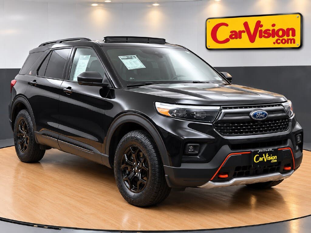 Black 2022 Ford Explorer SUV / Crossover All-Wheel Drive Automatic