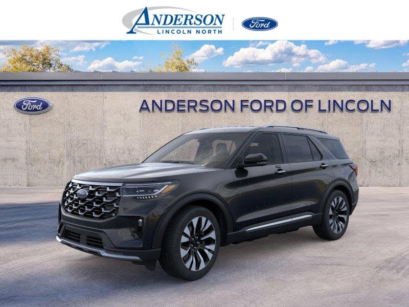 Agate Black Metallic 2026 Ford Explorer SUV / Crossover All-Wheel Drive Automatic