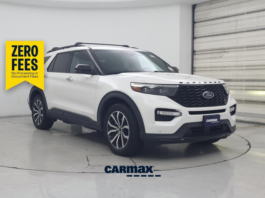 White 2020 Ford Explorer SUV / Crossover All-Wheel Drive Automatic