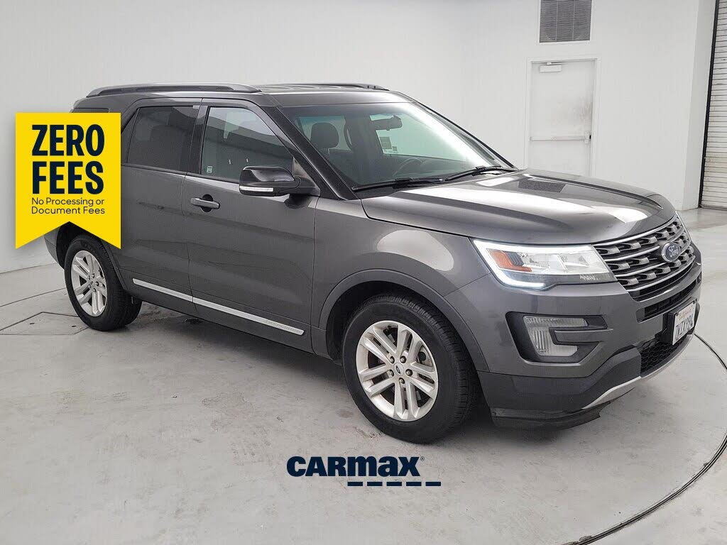 Gray 2017 Ford Explorer SUV / Crossover Front-Wheel Drive Automatic
