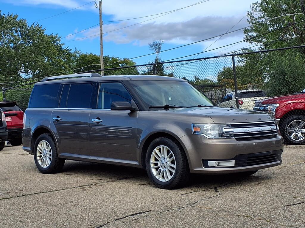 Stone Gray 2019 Ford Flex SUV / Crossover All-Wheel Drive 6-Speed Automatic