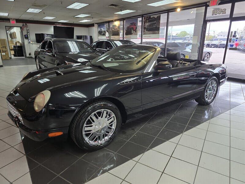 Evening Black 2002 Ford Thunderbird Convertible Rear-Wheel Drive Automatic
