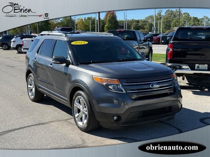 Gray (Magnetic Metallic) 2015 Ford Explorer SUV / Crossover Front-Wheel Drive 6-Speed Automatic