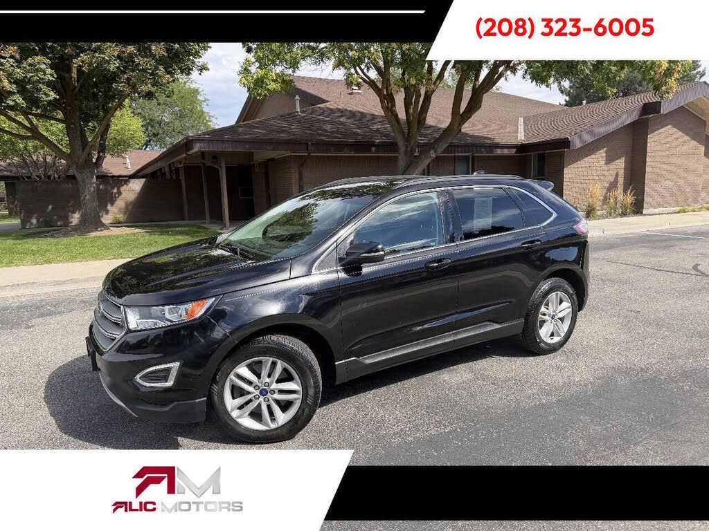 Shadow Black 2018 Ford Edge SUV / Crossover All-Wheel Drive 6-Speed Automatic
