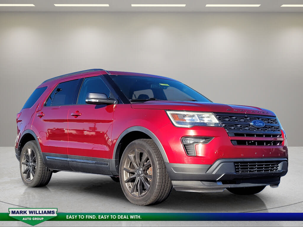 Red 2018 Ford Explorer SUV / Crossover All-Wheel Drive Automatic