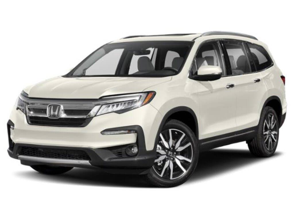 White 2019 Honda Pilot SUV / Crossover All-Wheel Drive Automatic