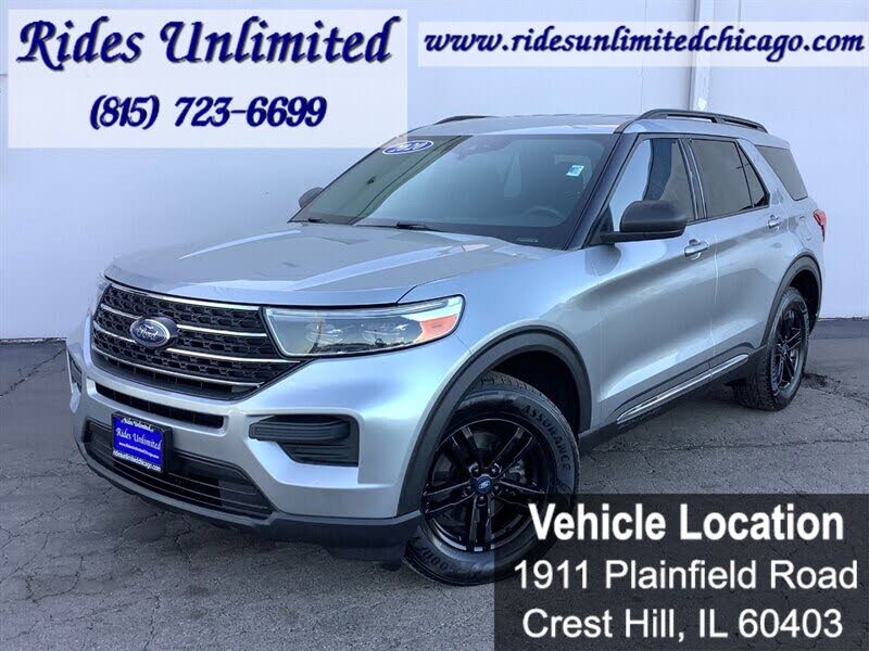 Iconic Silver 2020 Ford Explorer SUV / Crossover All-Wheel Drive Automatic