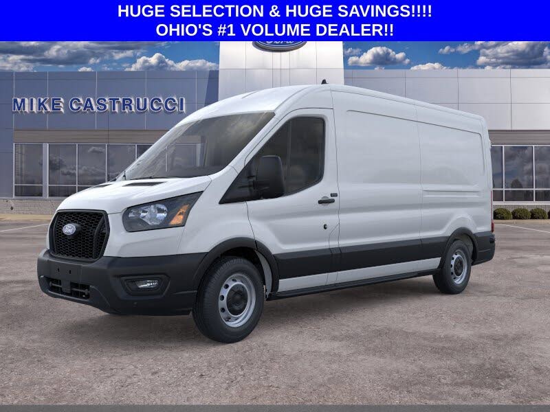Oxford White 2026 Ford Transit Cargo Van Rear-Wheel Drive 